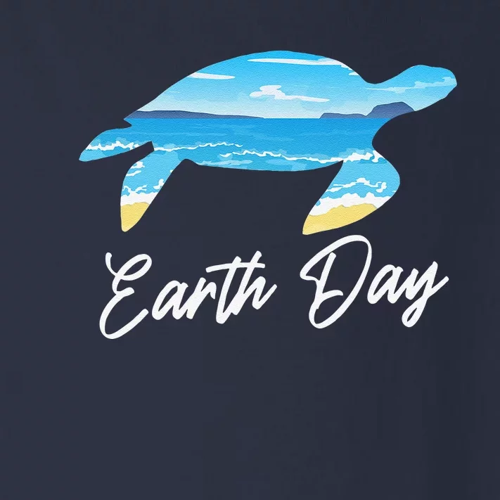 Sea Turtle Ocean Earth Day Save The Animal Environmentalist Toddler Long Sleeve Shirt