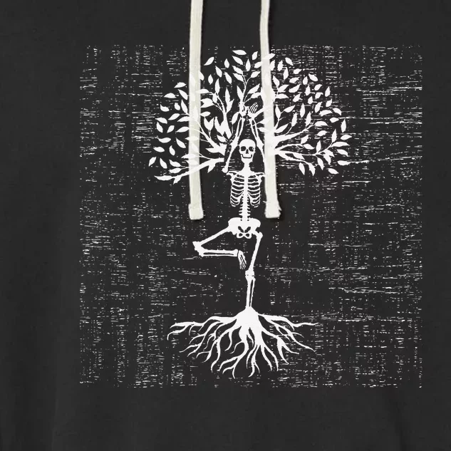 Skeleton Tree Of LIfe Garment-Dyed Fleece Hoodie