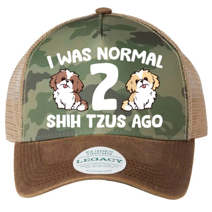 Shih Tzu Owner I Was Normal 2 Shih Tzus Ago Legacy Tie Dye Trucker Hat