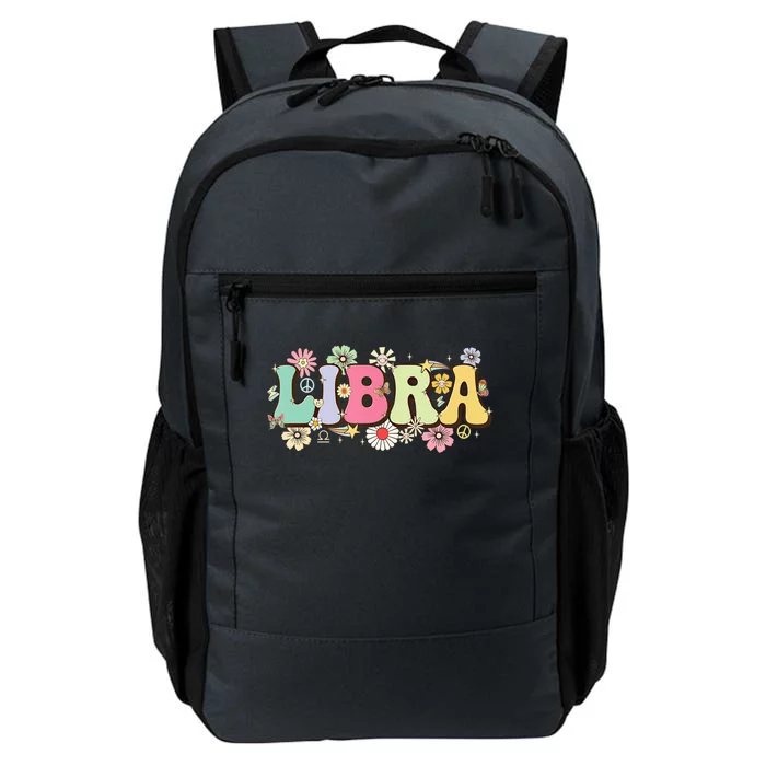 September To October Birthday Groovy Retro Libra Zodiac Sign Gift Daily Commute Backpack