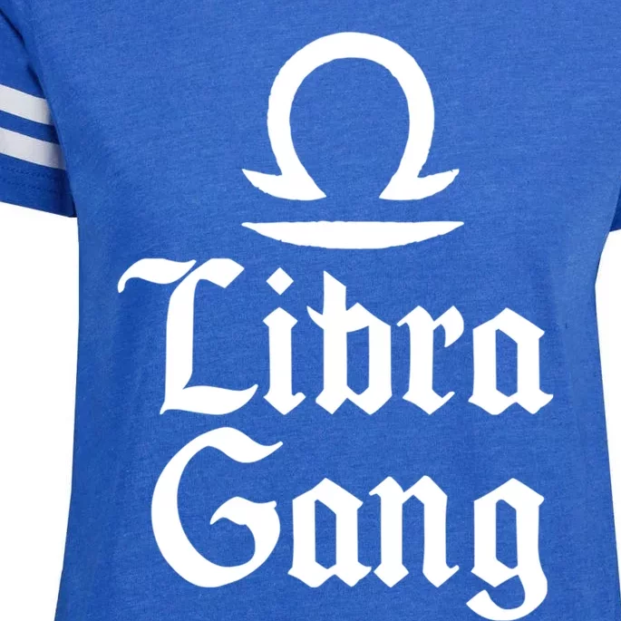 September To October Birthday Libra Zodiac Sign Libra Gang Gift Enza Ladies Jersey Football T-Shirt