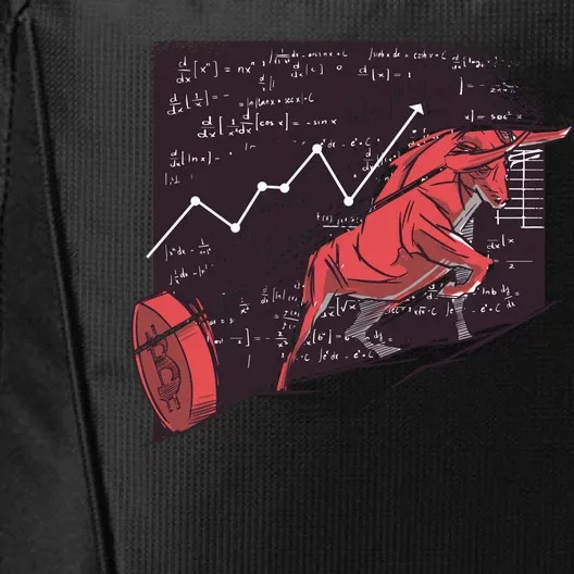 Stock Market Bitcoin Bull City Backpack