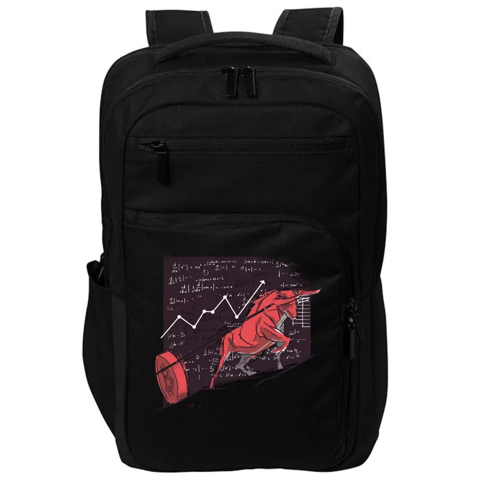 Stock Market Bitcoin Bull Impact Tech Backpack