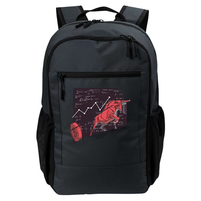 Stock Market Bitcoin Bull Daily Commute Backpack