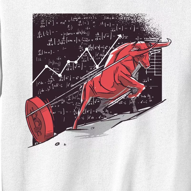 Stock Market Bitcoin Bull Sweatshirt