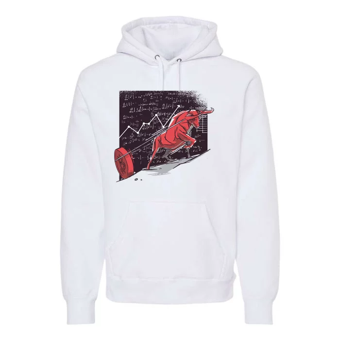 Stock Market Bitcoin Bull Premium Hoodie