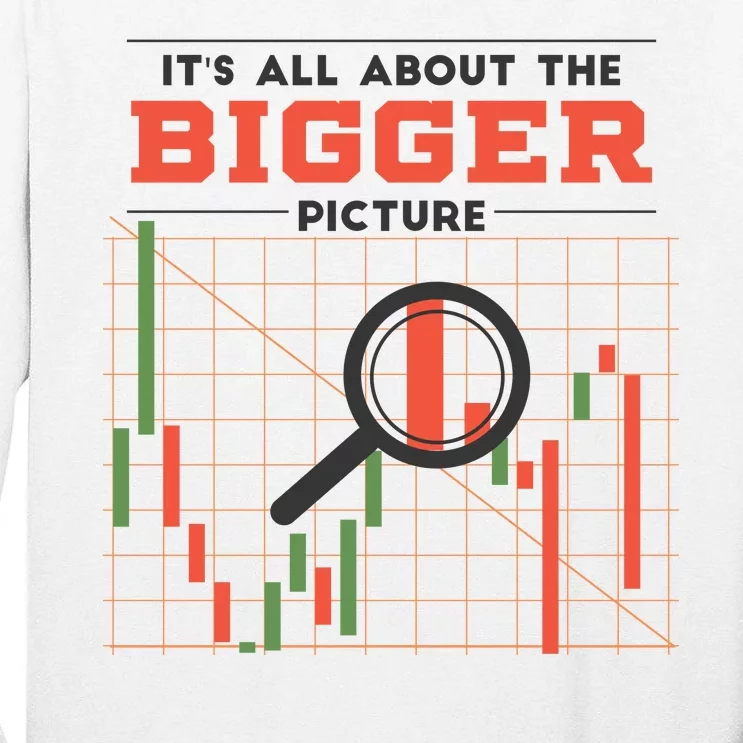 Stock Market Graph Bigger Picture Tall Long Sleeve T-Shirt