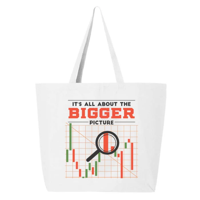 Stock Market Graph Bigger Picture 25L Jumbo Tote