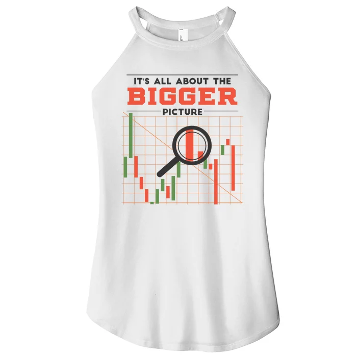 Stock Market Graph Bigger Picture Women’s Perfect Tri Rocker Tank