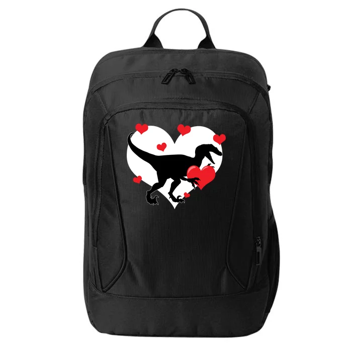 Stole My Heart Cute Dinosaur City Backpack