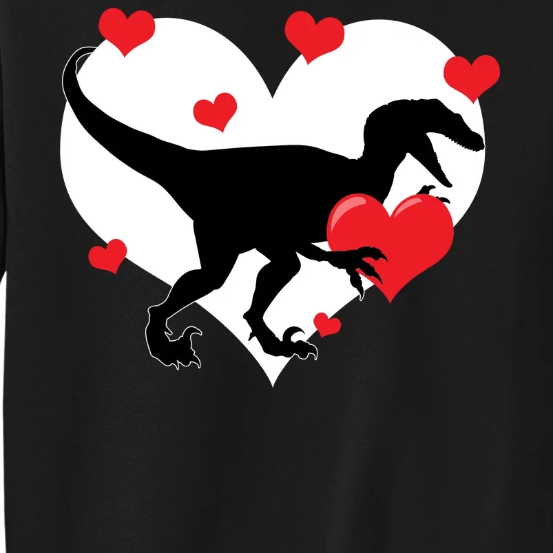 Stole My Heart Cute Dinosaur Tall Sweatshirt