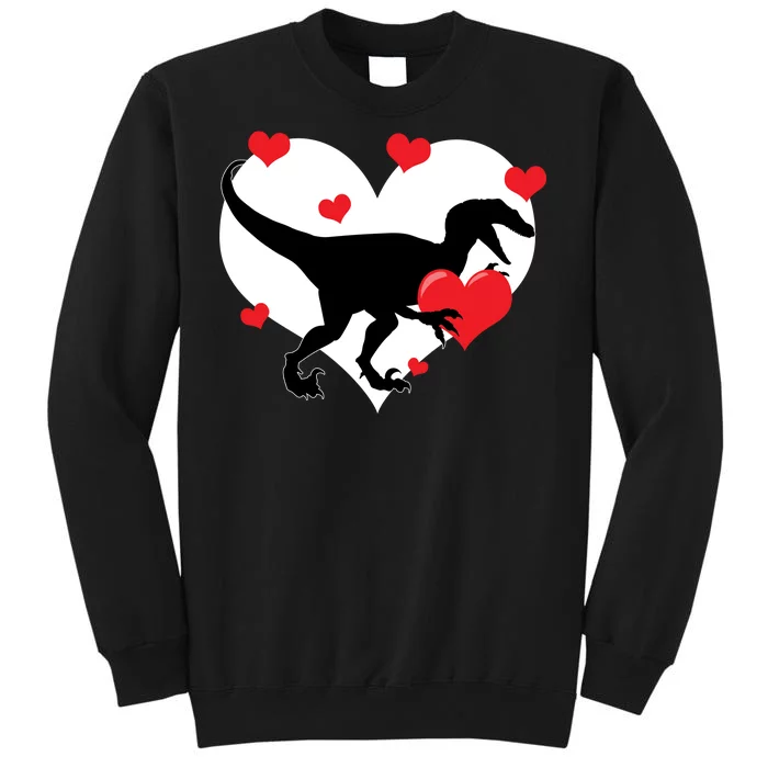 Stole My Heart Cute Dinosaur Tall Sweatshirt