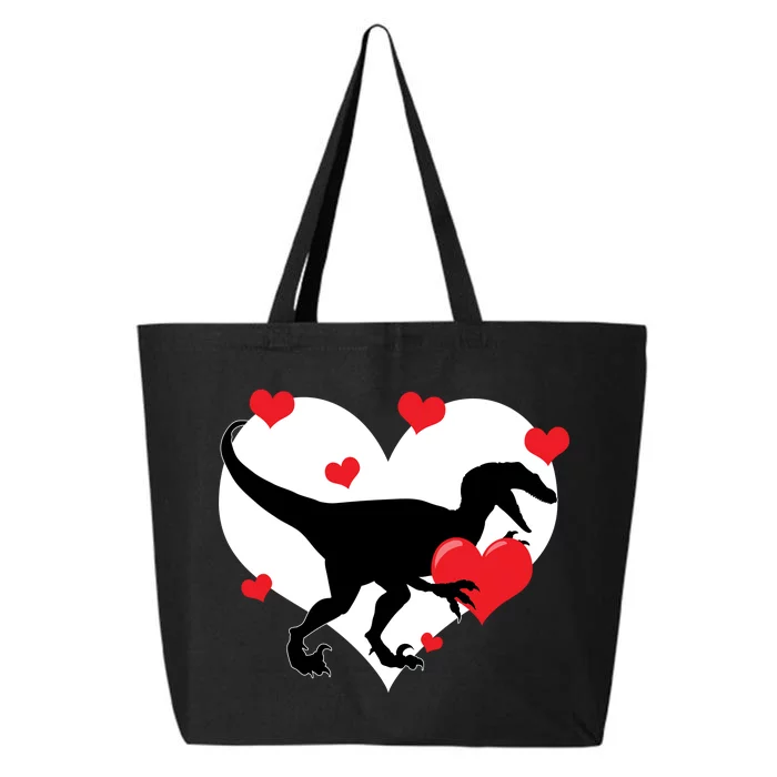 Stole My Heart Cute Dinosaur 25L Jumbo Tote