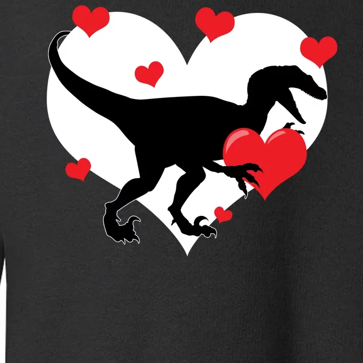 Stole My Heart Cute Dinosaur Toddler Sweatshirt