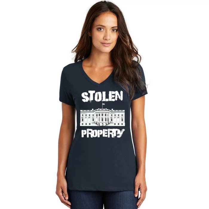 Stolen Property White House Women's V-Neck T-Shirt