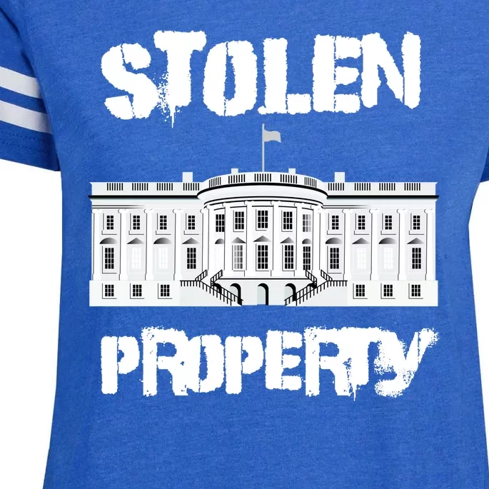 Stolen Property White House Enza Ladies Jersey Football T-Shirt