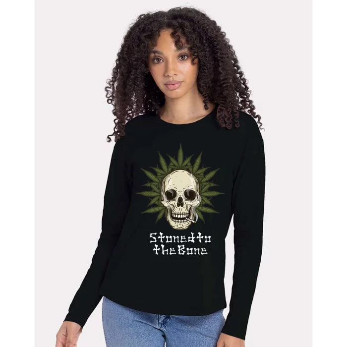 Stoned To The Bone Womens Cotton Relaxed Long Sleeve T-Shirt