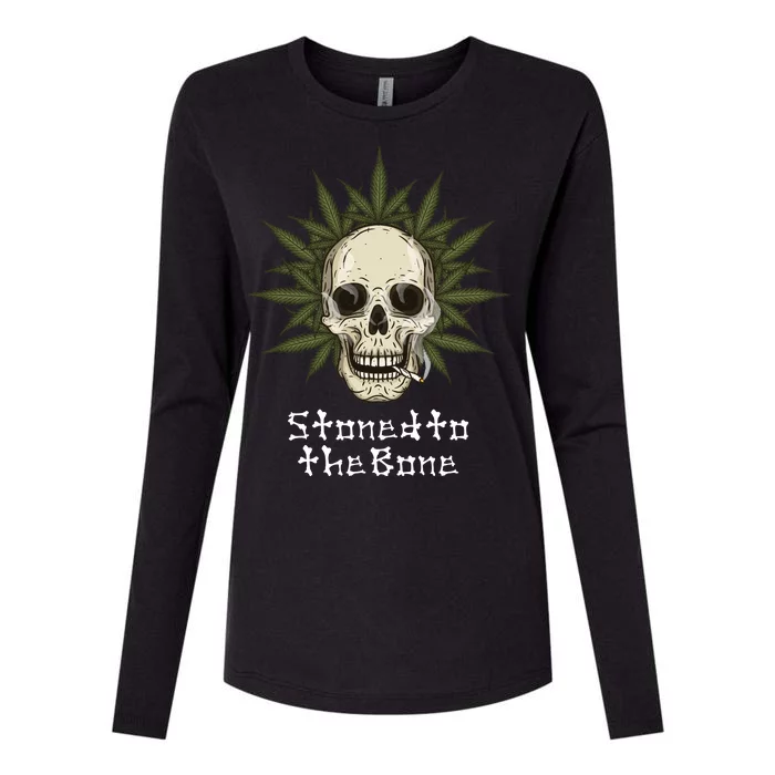 Stoned To The Bone Womens Cotton Relaxed Long Sleeve T-Shirt