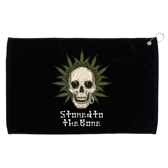 Stoned To The Bone Grommeted Golf Towel