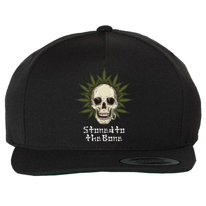 Stoned To The Bone Wool Snapback Cap