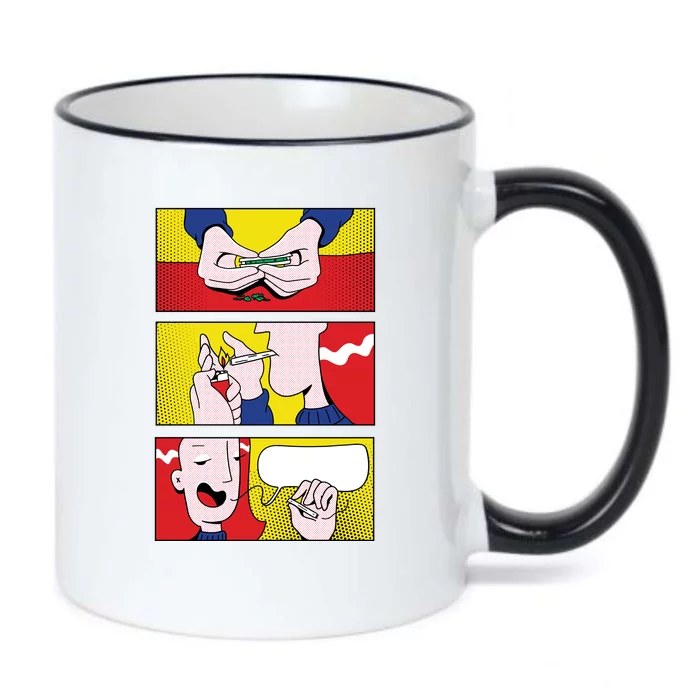 Stoner Comic Black Color Changing Mug