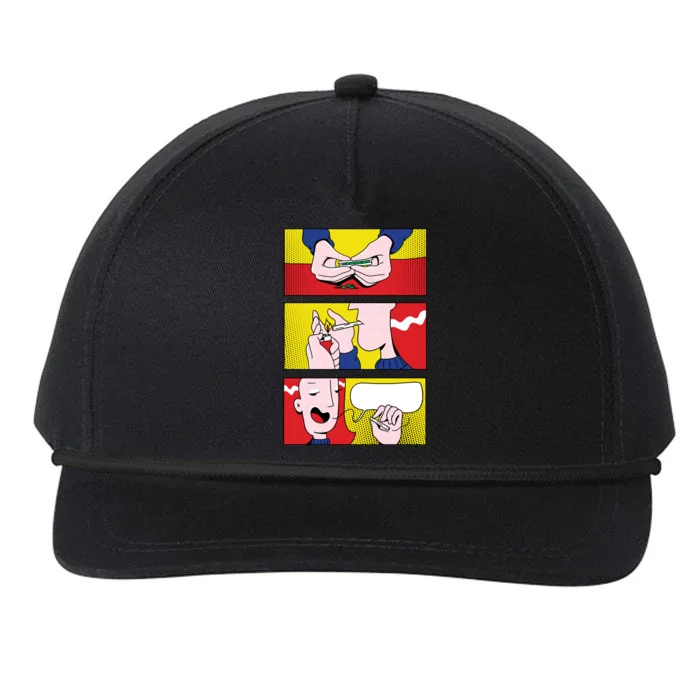 Stoner Comic Snapback Five-Panel Rope Hat