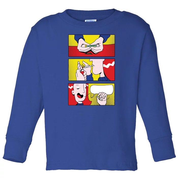 Stoner Comic Toddler Long Sleeve Shirt