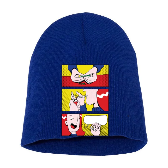 Stoner Comic Short Acrylic Beanie