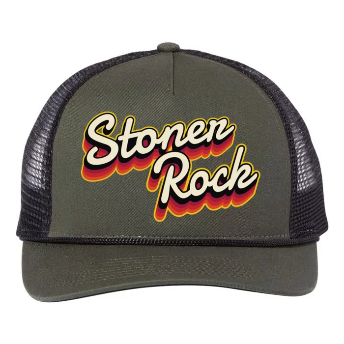 Stoner Rock Retro Rope Trucker Hat Cap