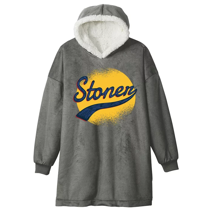 Stoner Vintage Hooded Wearable Blanket