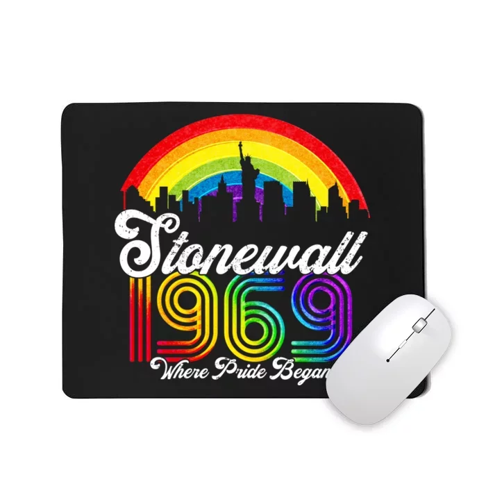 Stonewall 1969 Where Pride Began LGBT Rainbow Mousepad