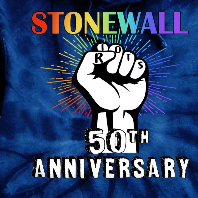 Stonewall Riots 50th Anniversary Fist Tie Dye Hoodie