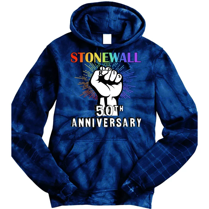 Stonewall Riots 50th Anniversary Fist Tie Dye Hoodie