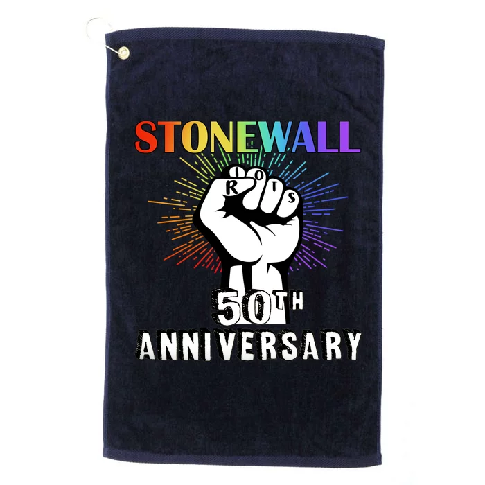 Stonewall Riots 50th Anniversary Fist Platinum Collection Golf Towel