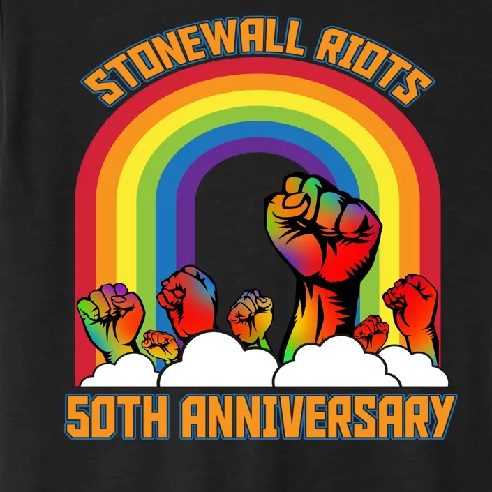 Stonewall Riots 50th Anniversary Rainbow ChromaSoft Performance T-Shirt