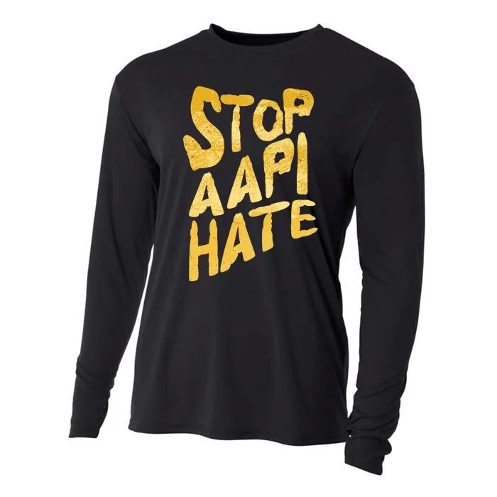 Stop AAPI Hate Painted Cooling Performance Long Sleeve Crew