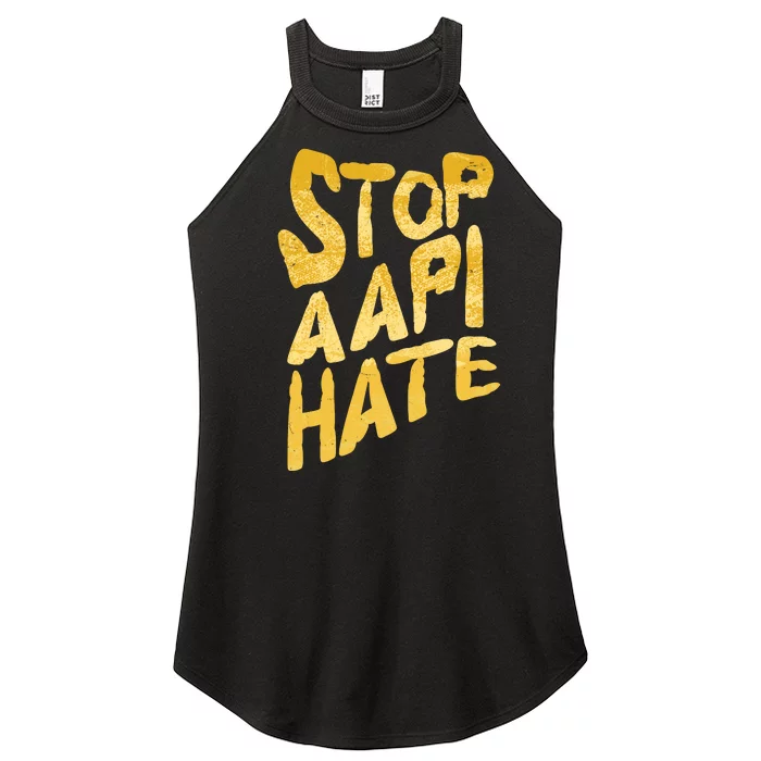 Stop AAPI Hate Painted Women’s Perfect Tri Rocker Tank