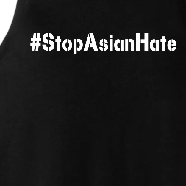 Stop Asian Hate Ladies Tri-Blend Wicking Tank