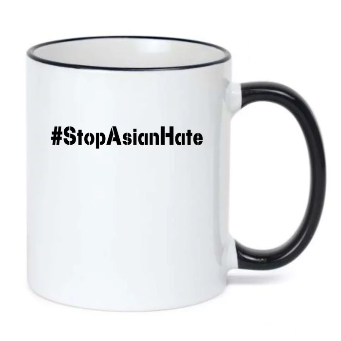 Stop Asian Hate Black Color Changing Mug