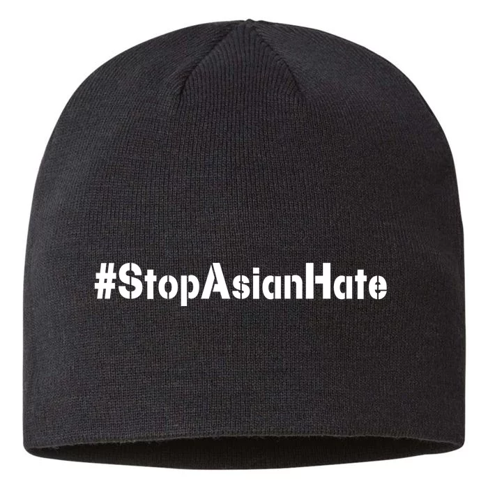 Stop Asian Hate 8 1/2in Sustainable Knit Beanie