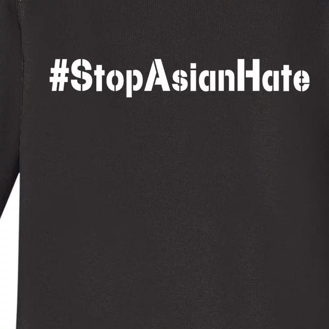 Stop Asian Hate Baby Long Sleeve Bodysuit