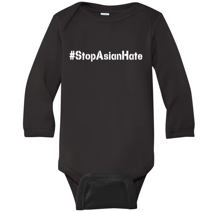 Stop Asian Hate Baby Long Sleeve Bodysuit