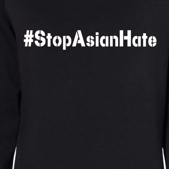 Stop Asian Hate Womens California Wash Sweatshirt