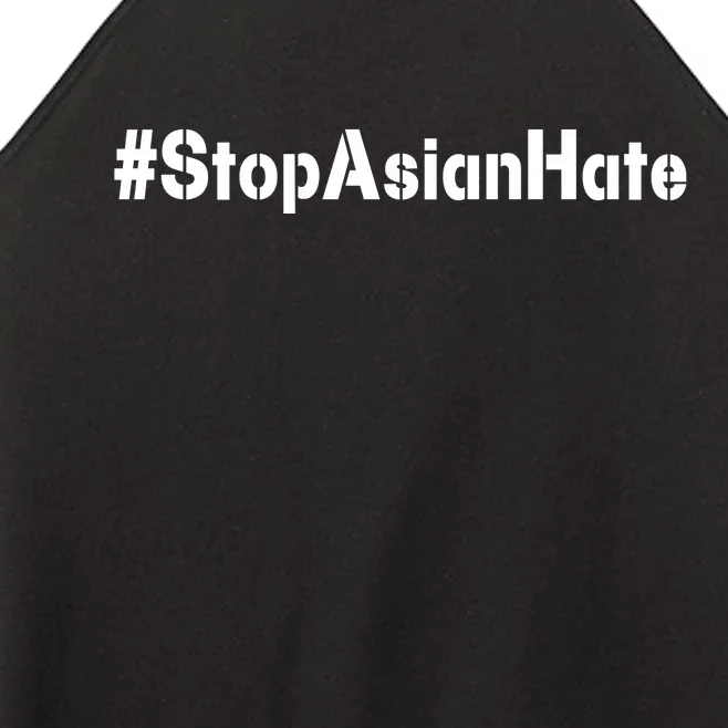 Stop Asian Hate Women’s Perfect Tri Rocker Tank