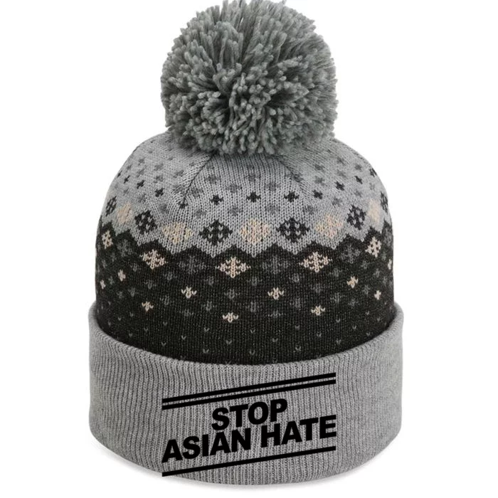 Stop Asian Hate Movement The Baniff Cuffed Pom Beanie