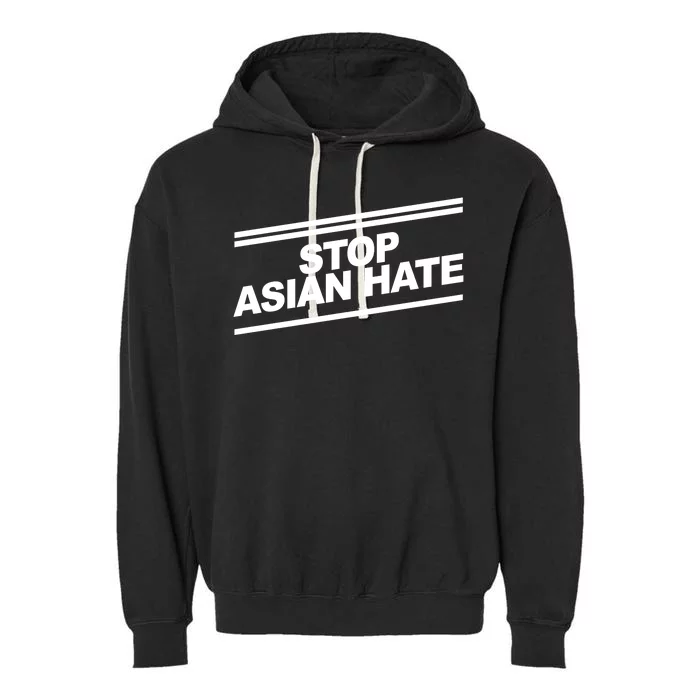 Stop Asian Hate Movement Garment-Dyed Fleece Hoodie