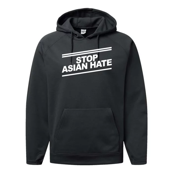 Stop Asian Hate Movement Performance Fleece Hoodie