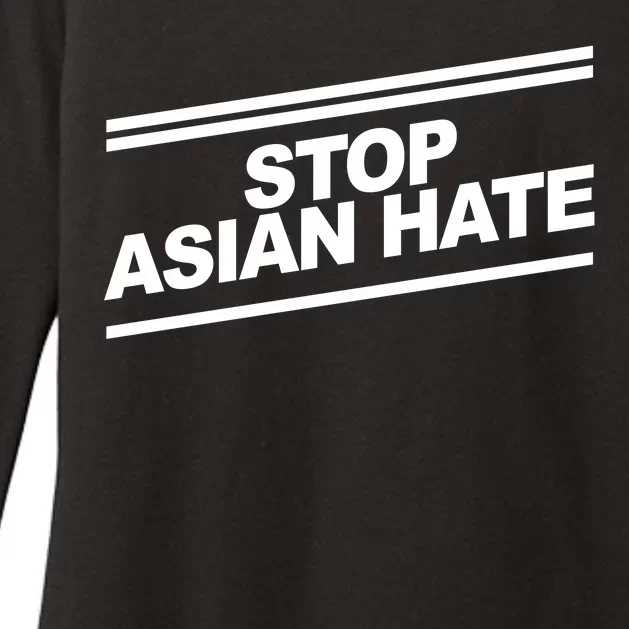 Stop Asian Hate Movement Womens CVC Long Sleeve Shirt