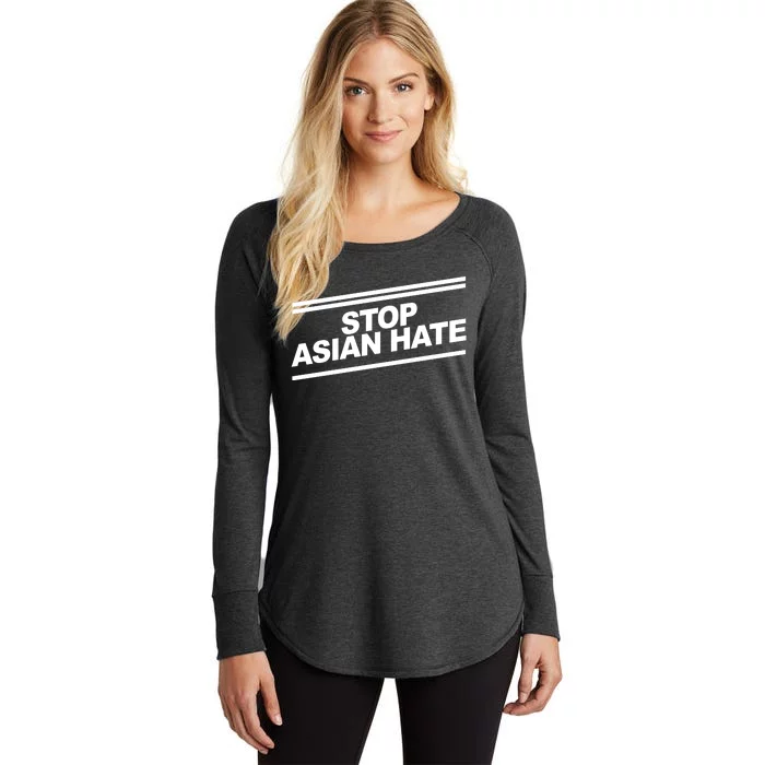 Stop Asian Hate Movement Women's Perfect Tri Tunic Long Sleeve Shirt