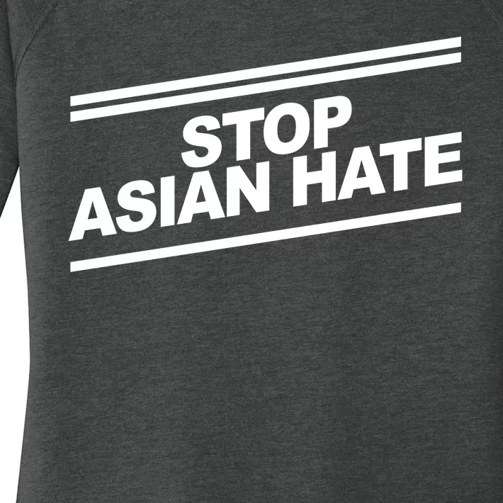 Stop Asian Hate Movement Women's Perfect Tri Tunic Long Sleeve Shirt